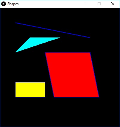 Drawing multiple shapes using processing